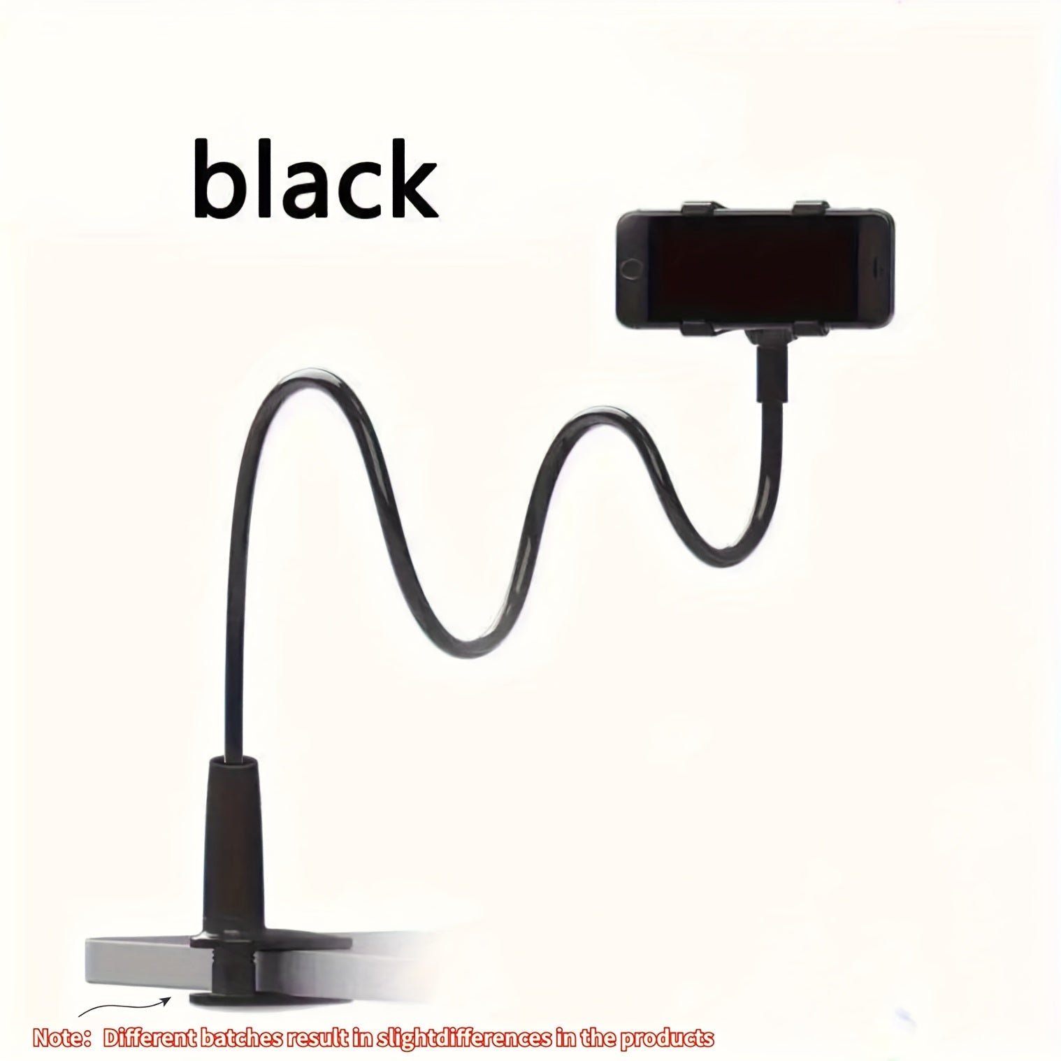 Adjustable Mobile Phone Holder with Clamp for Bedside and Desktop Use