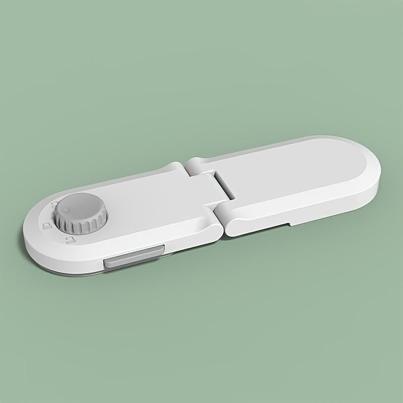 Safety Drawer Lock with Right Angle Lock for Cabinets and Refrigerator Doors