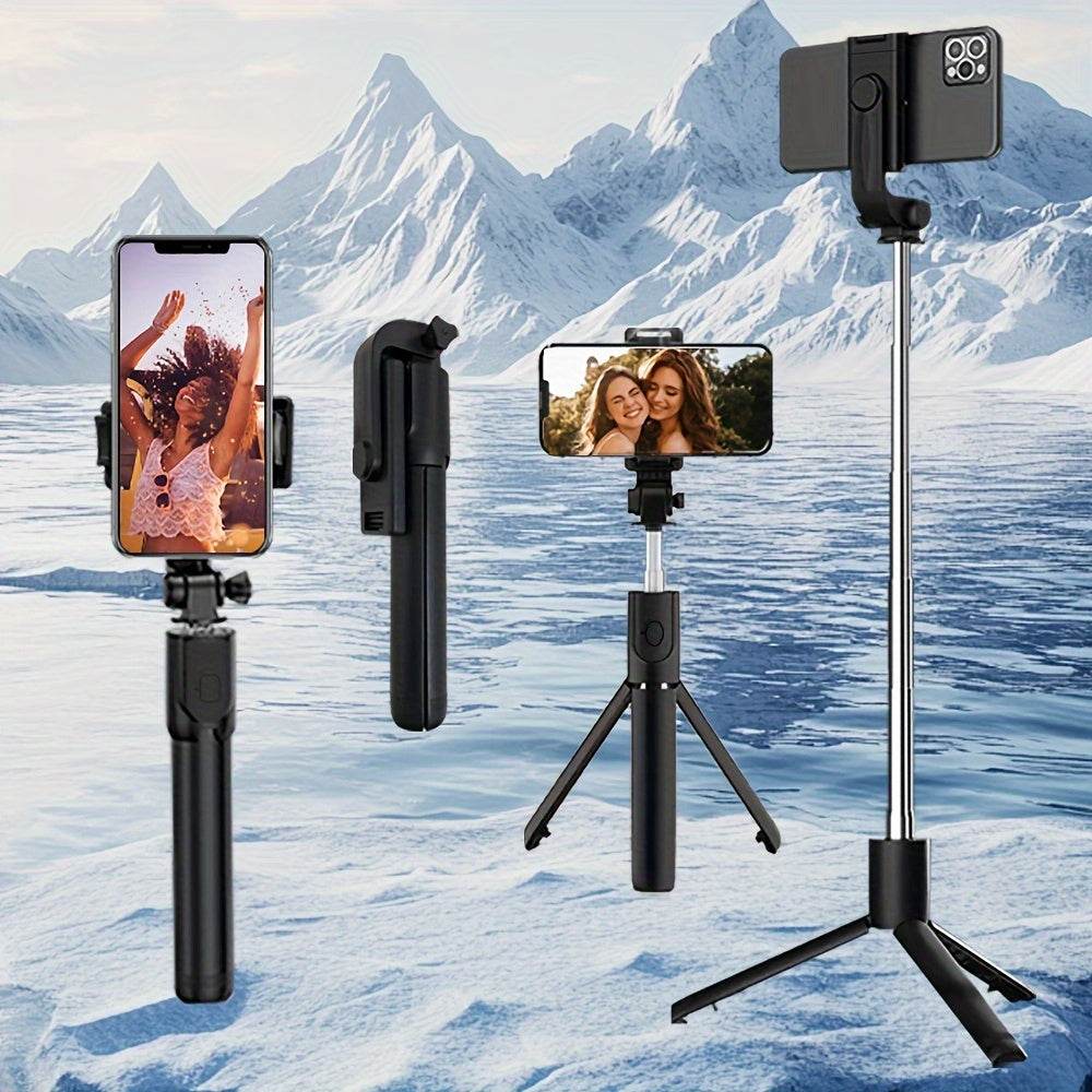 360° burilishli Selfie Stick Tripod va simsiz masofadan boshqarish uchun video va jonli efir