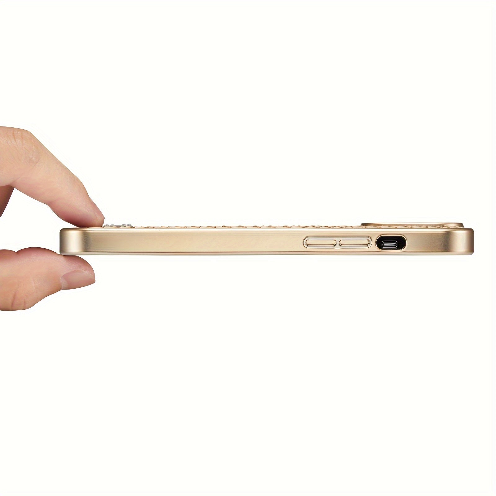 Faux Leather Retro Phone Case for iPhone 11-15 with 360° Anti-Fall Protection and Air Cushion Design