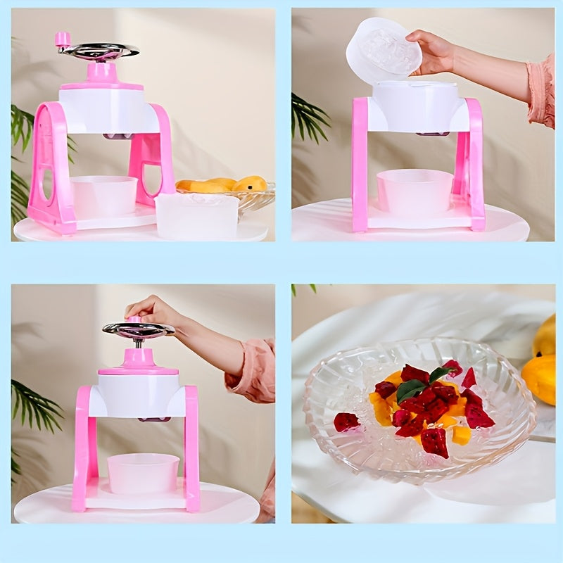 Small slush machine mini ice crusher continuous slush maker home manual