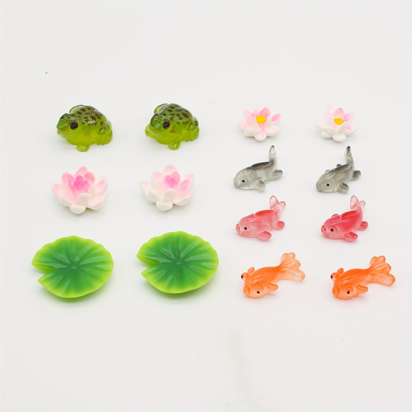 14Pcs Lotus va Qush Oyoq Kengashlari To'plami, Clogs va Sandal uchun