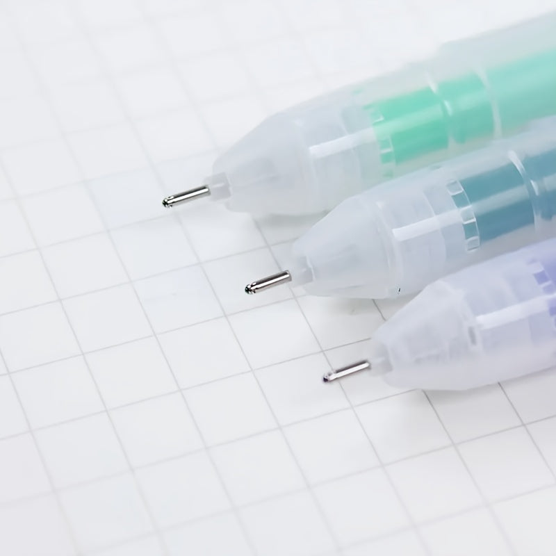 12pcs Kawaii Blue Gel Pens 0.5mm for Journaling School Supplies
