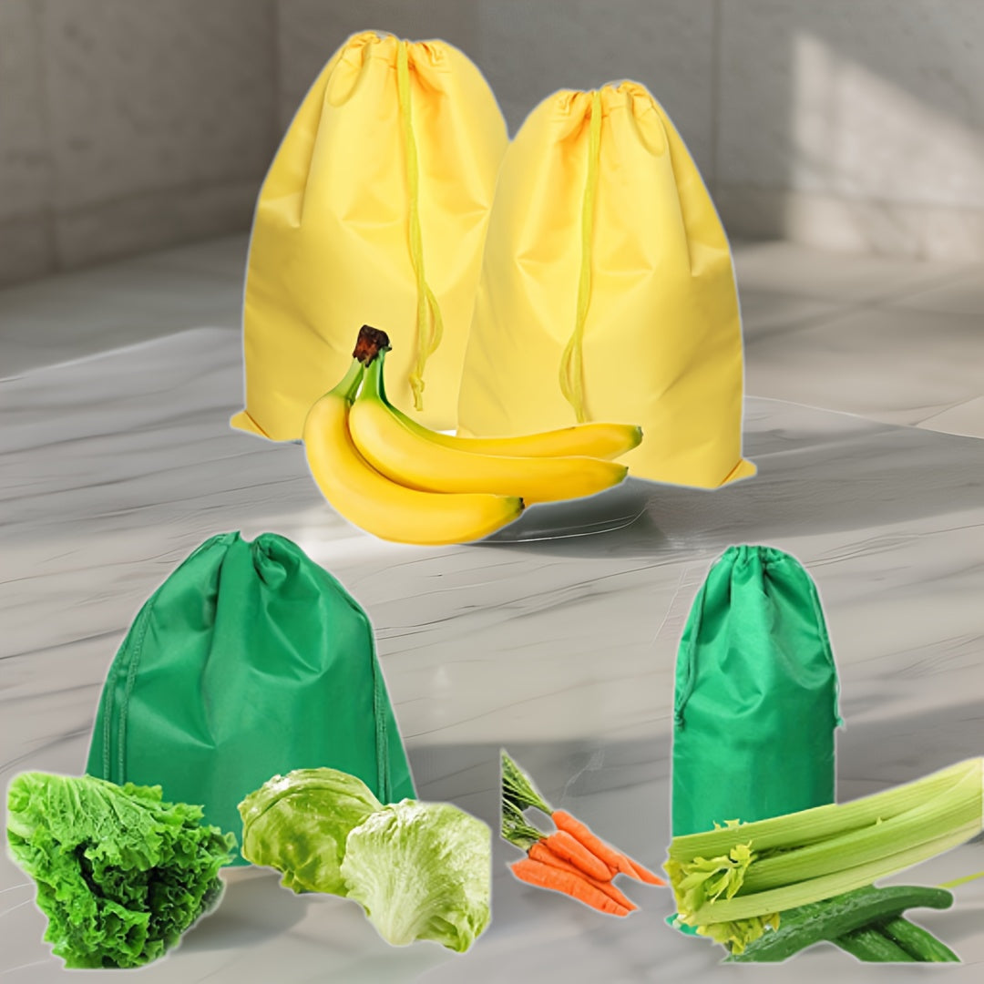 Reusable Storage Pouches for Fruits and Vegetables Washable Durable Eco-Friendly