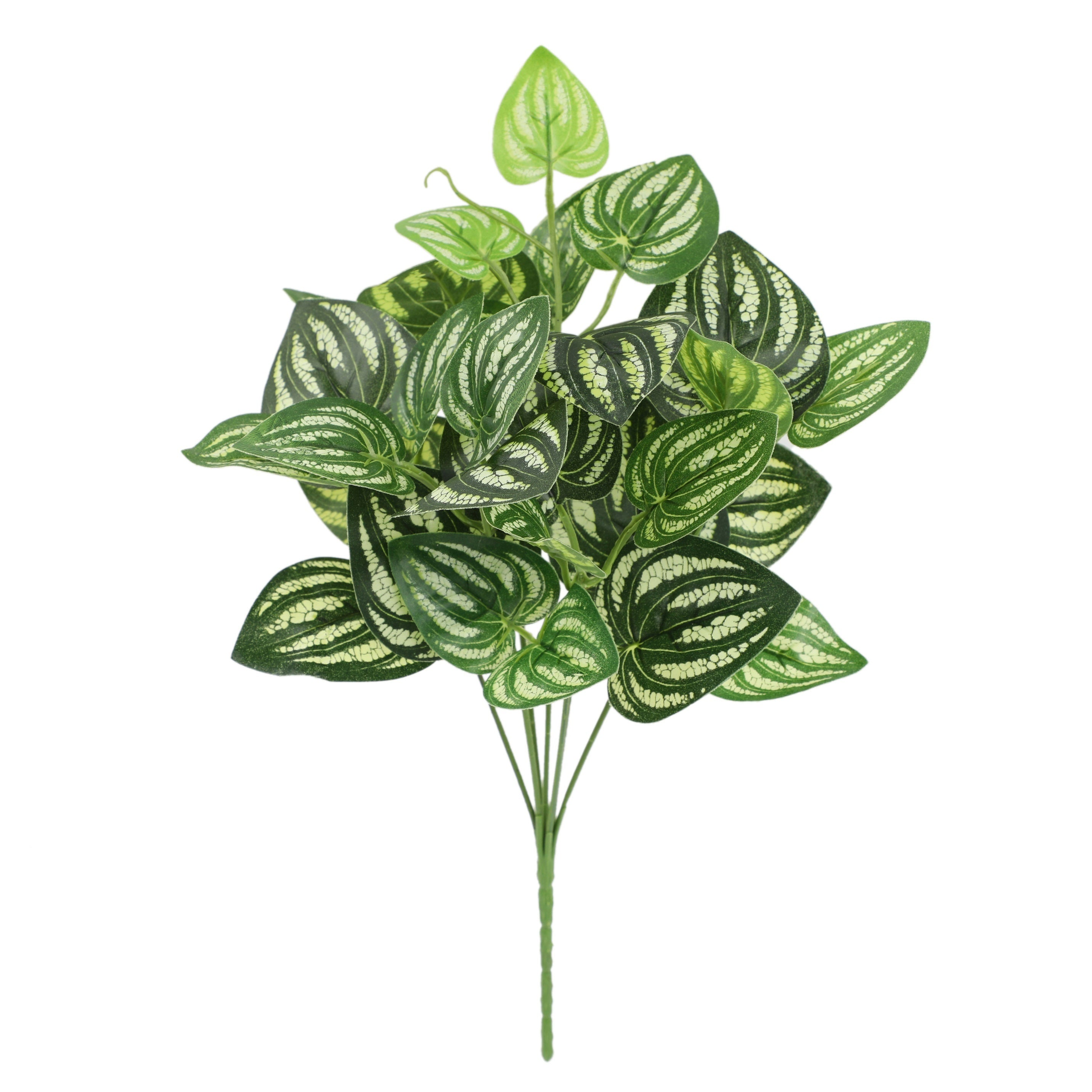 Artificial Plant Faux Bonsai Green Leaf for Indoor Outdoor Decor 1pc