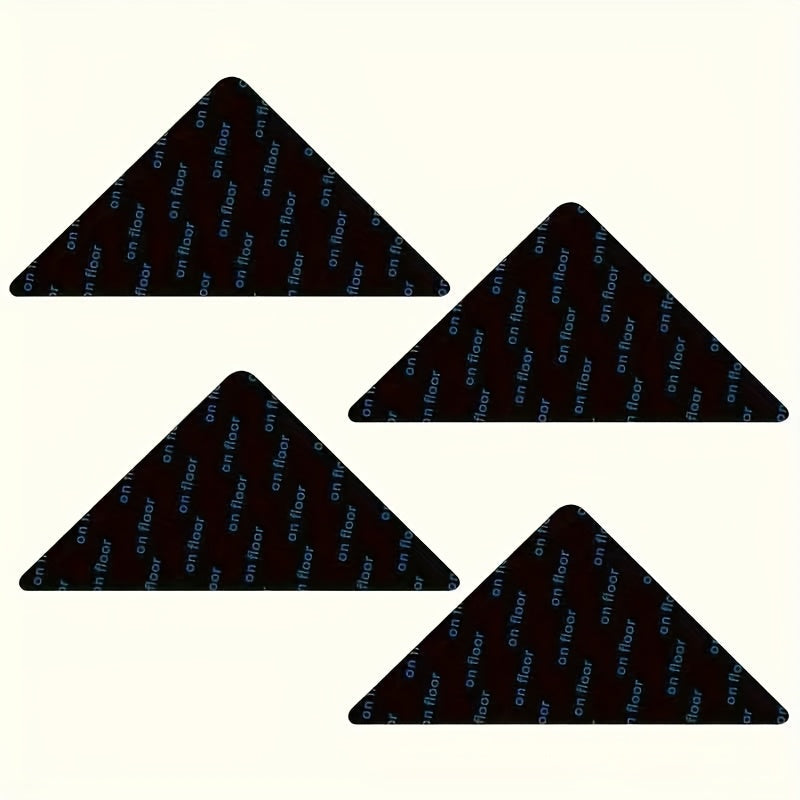 12 Pcs Reusable Washable Non-Slip Acrylic Carpet Pads with Self-Adhesive Rug Grippers