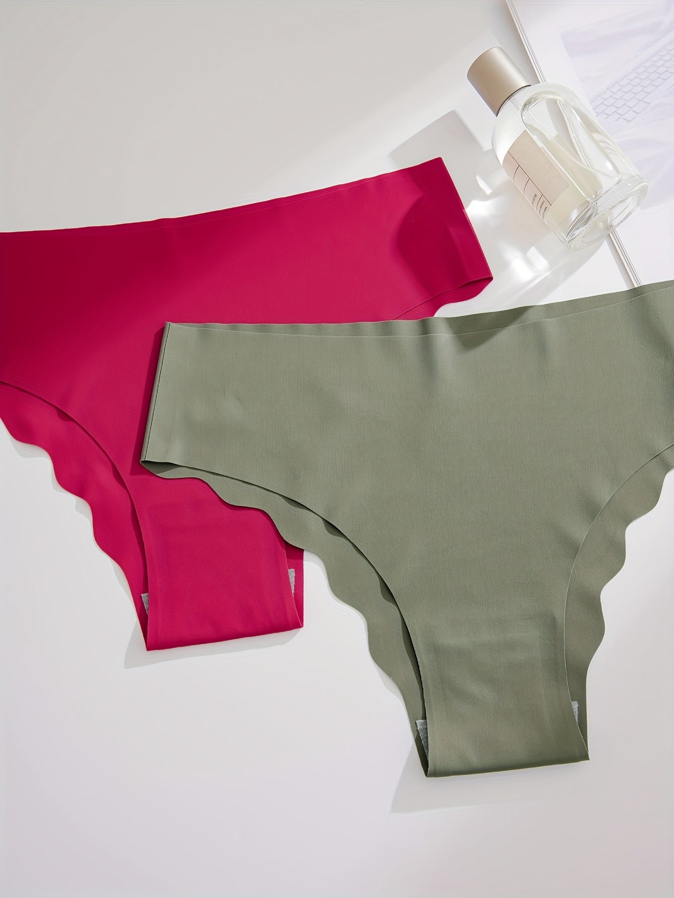 Women's Seamless Hipster Briefs 12 Pack Solid Color Low Waist Panties