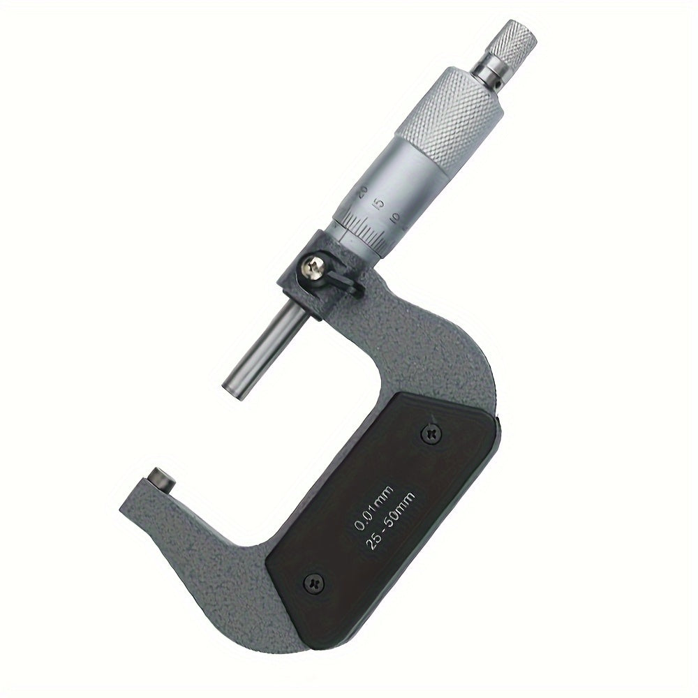 Outdoor Spiral Micrometer Measuring Tool 0.01mm Accuracy 0-100mm Range
