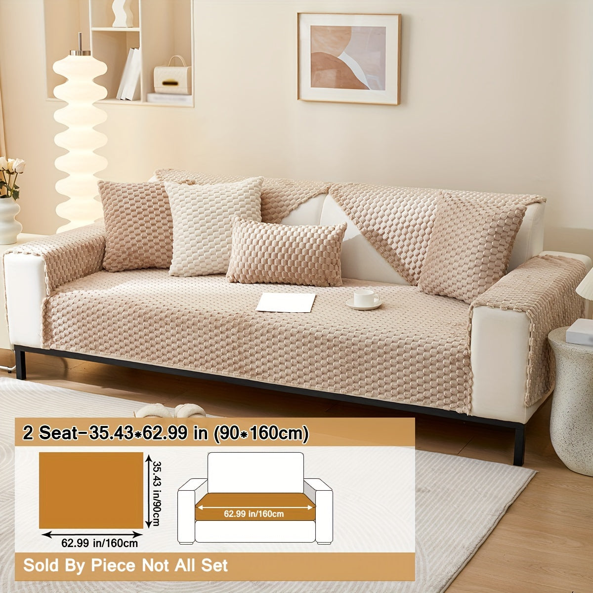 Чехол на диван из полиэстера для кресла до секционного, нескользящий, царапиноустойчивый, моющийся в машине, домашний декор