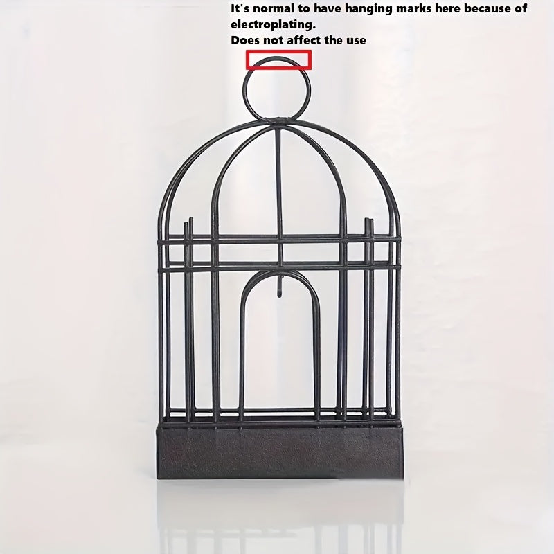 Metal Mosquito Coil Holder with Hanging Bird Cage Design for Indoor Outdoor Use