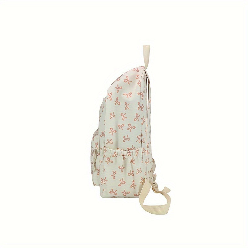 Kelebek bosma sumkasi Polyester ko'p bo'lakli maktab sayohati uchun zip yopilishi bilan chuqur khaki, pushti, to'q sariq, ko'k, qora