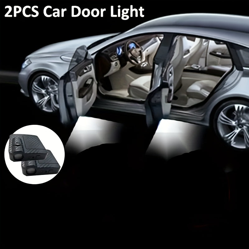 Car Door Lights 2pcs Pair, LED Interior Accent Lighting for Vehicles