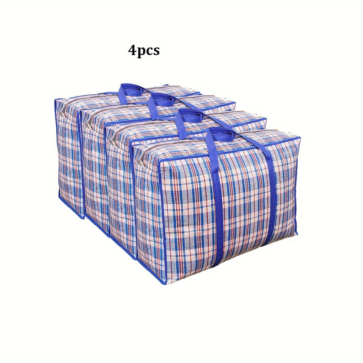 Foldable Storage Bags with Handles Sets of 1-4 for Clothes and Quilts Organizing