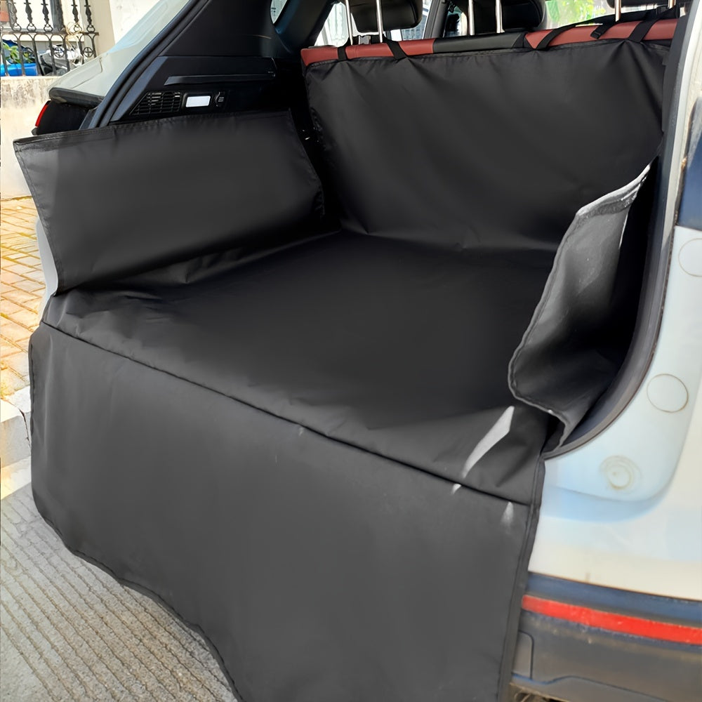 Pet Cargo Liner Polyester Anti-Slip Wear-Resistant Car Mat for Dogs