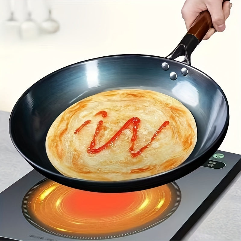 Cast Iron Skillet Set 9.5-Inch and 11-Inch Non-Stick Handle Suitable for Gas and Induction Cooking