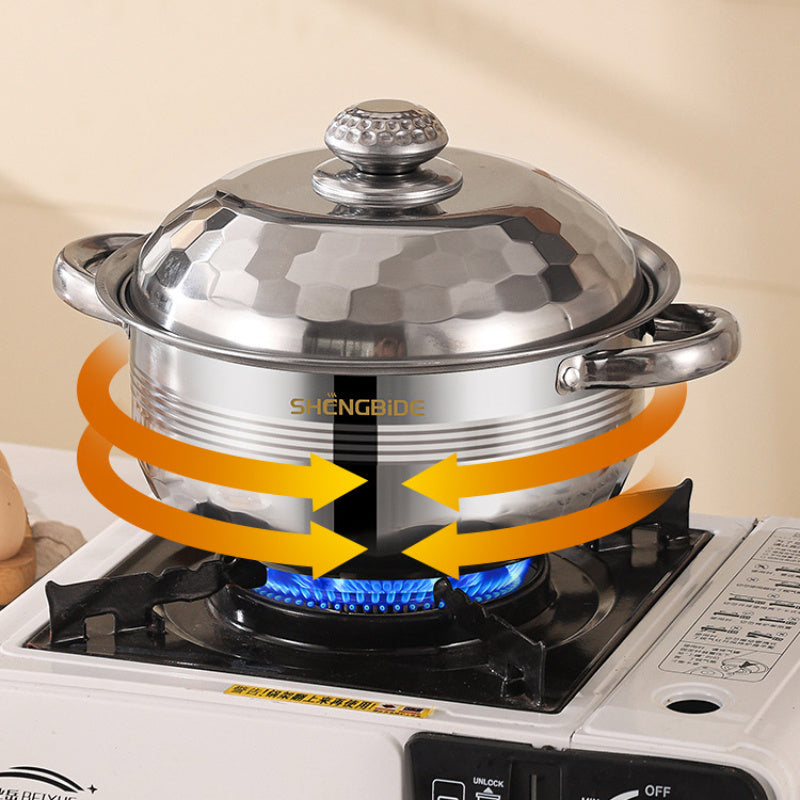 Набор из 8 нержавеющих стальных кастрюль с крышками, антикоррозийные, прочные кухонные принадлежности