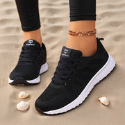 Women Breathable Mesh Knit Casual Sneakers Lightweight Comfortable Insole