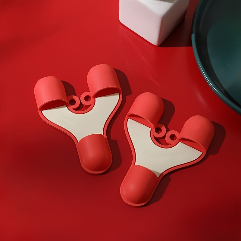 Two-Pack Silicone Finger Grips Heat-Resistant Kitchen Oven Microwave Protection