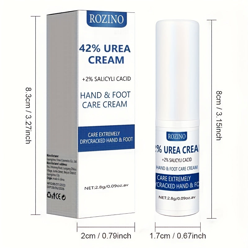 Rose Mint Hair Gel and Foot Care Cream Moisturizing Urea Salicylic Acid Hypoallergenic