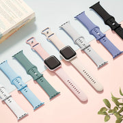 Silicone Sport Watch Band for Men and Women Waterproof Flexible Compatible with Apple Watch Series