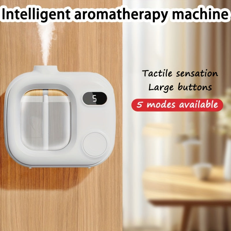 Smart Aroma Diffuser with Essential Oil, Rechargeable Battery, Dual Power, 5 Modes