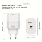 45W USB C Wall Charger with 91.44cm USB C to Lightning Cable Fast Charging for iPhone and iPad