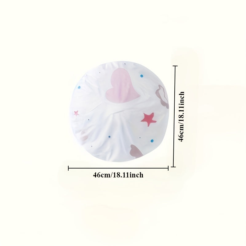 Yurak va bulut dizayni bilan universal suv o'tkazmaydigan ventilyator chang qopqog'i.