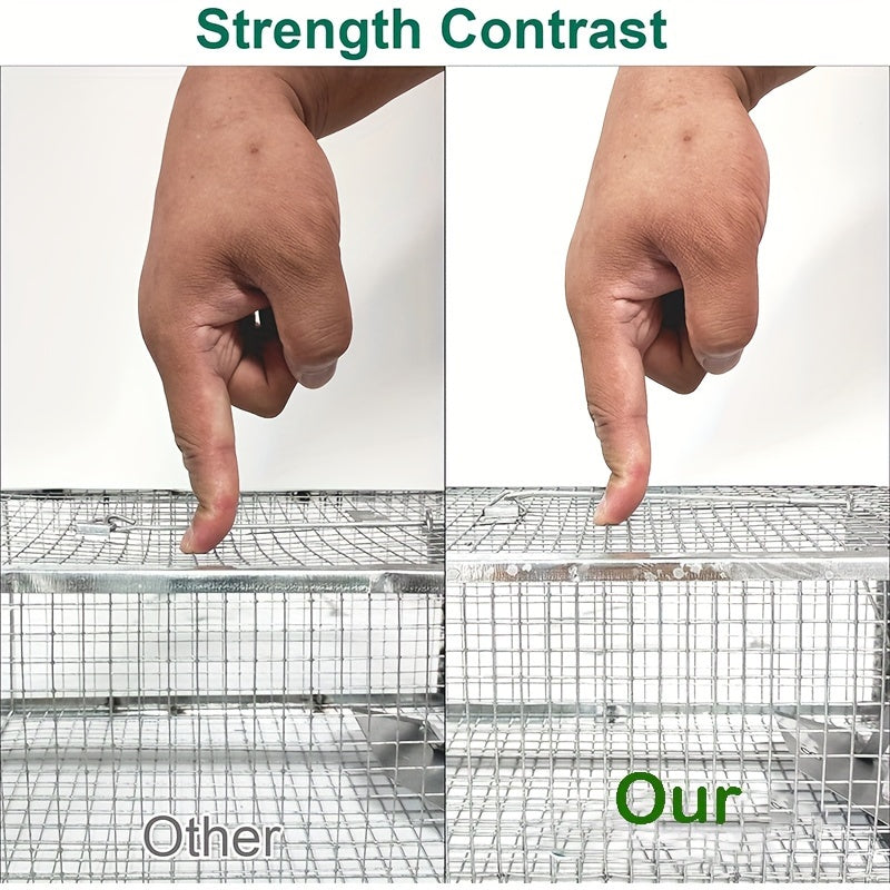 Humane Mouse Trap Indoor Outdoor Catch and Release Metal Pest Control