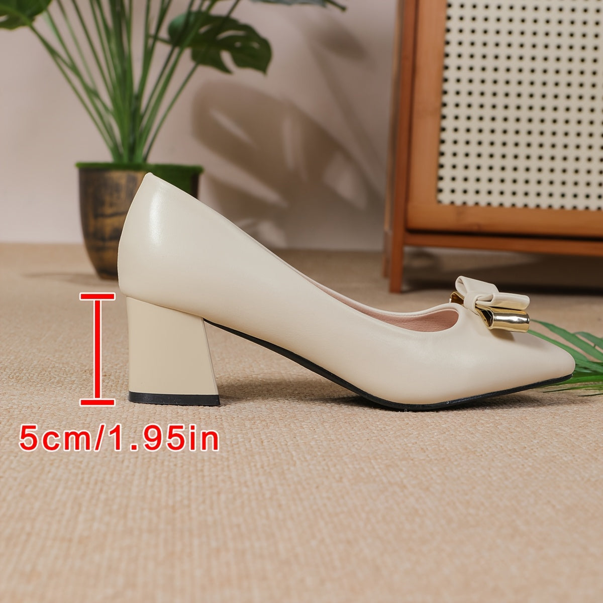 Women's Comfortable Square Toe Shoes for Office and Casual Wear