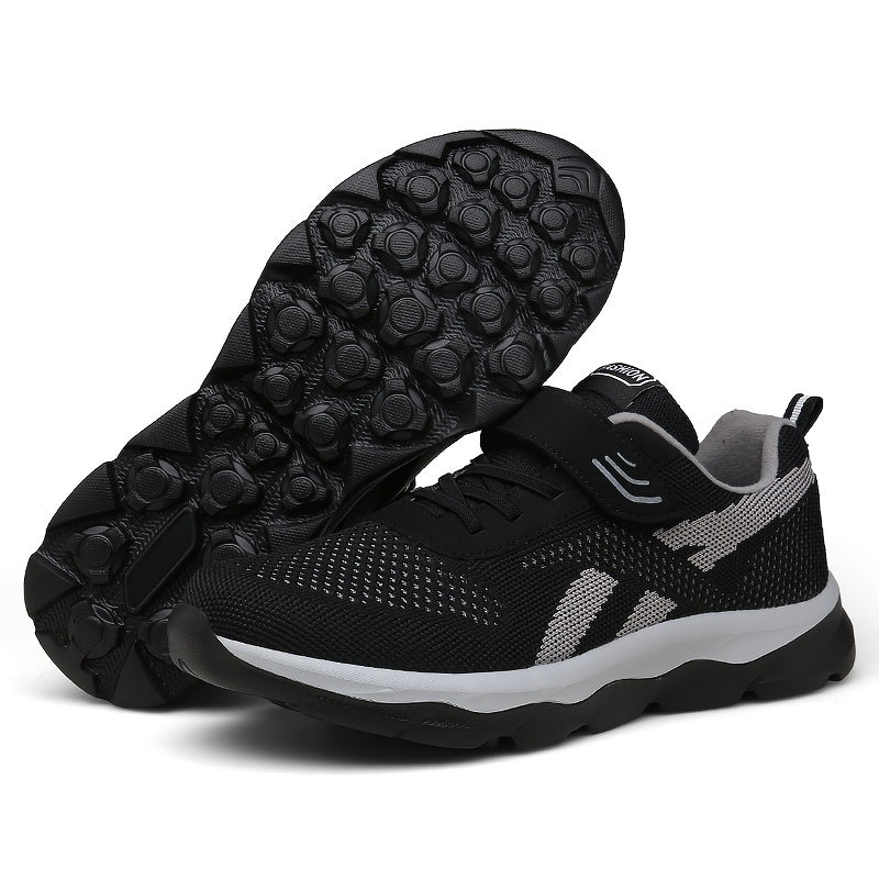 Knitted Mesh Casual Sports Shoes Breathable Lightweight Non-Slip Sneakers