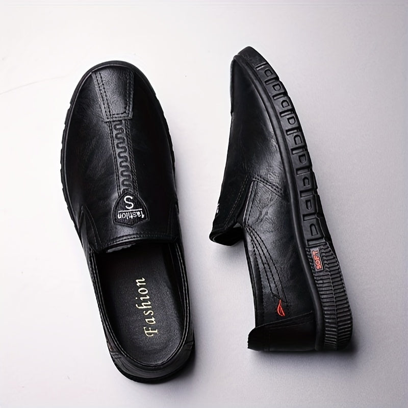 Men's Casual Slip-On Shoes for Men Fall Winter Solid Low Top Comfortable