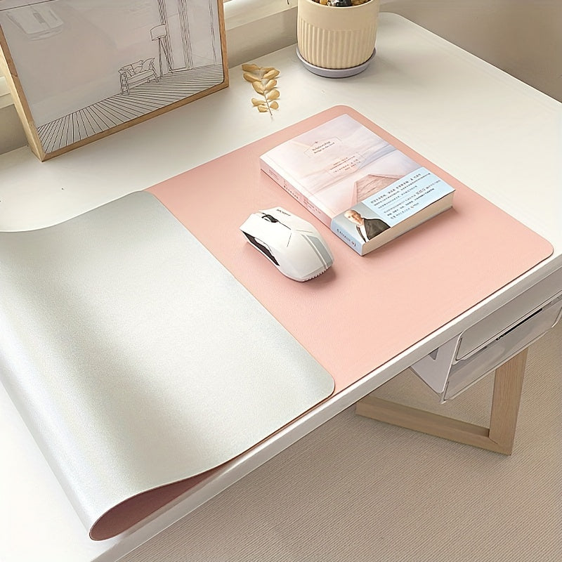 Faux Leather Water-Resistant Non-Slip Mouse Pad for Office Gaming Laptop