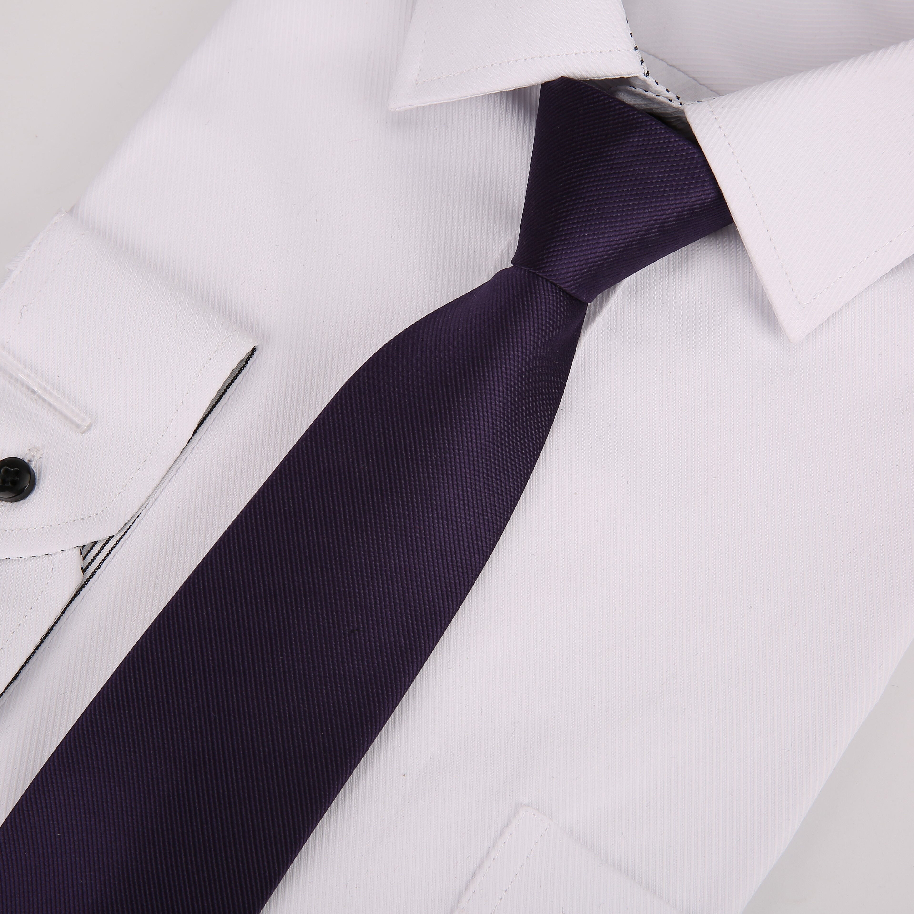 Men's Adjustable Solid Ties for Business Attire and Gifting
