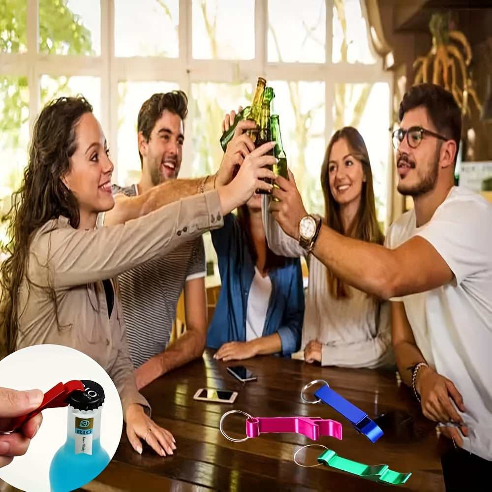 Customizable Metal Keychain Bottle Openers Engraved for Events and Holidays