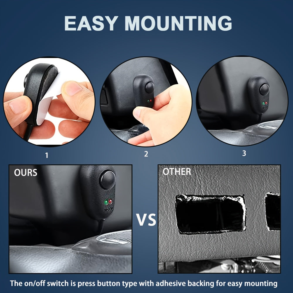 Off Road LED Light Bar Wiring Harness 40A Relay Fuse ON-Off Switch