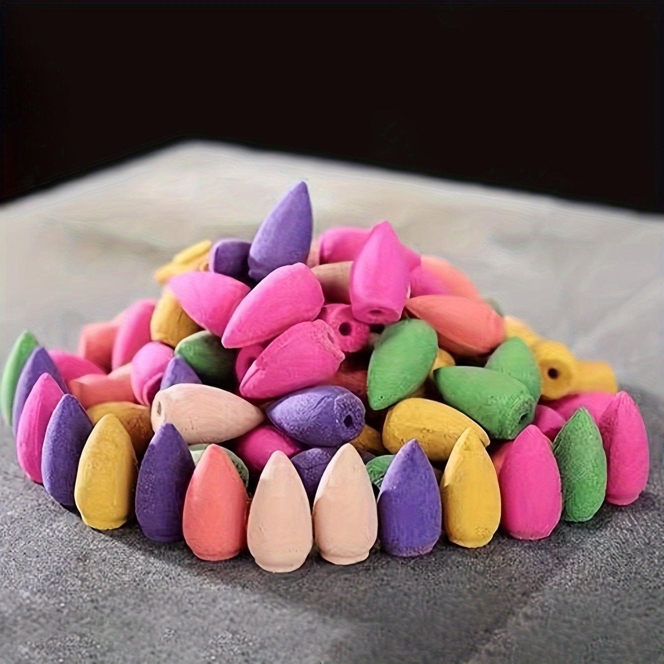 Set of 60 Natural Aromatic Waterfall Incense Cones for Meditation Yoga and Home Cleansing