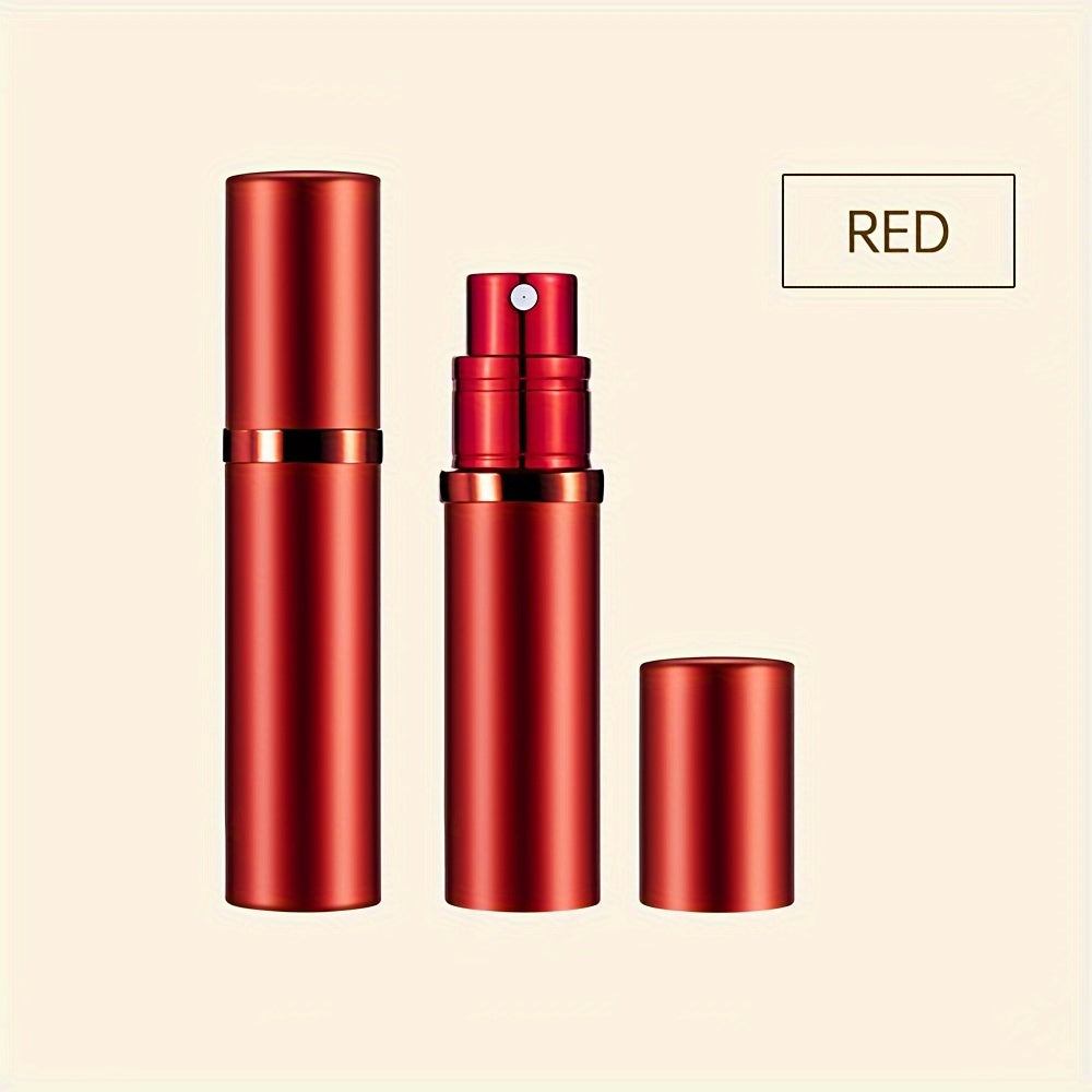 5ml Aluminum Alloy Travel Perfume Bottle with Nano Mist Nozzle and Two Conversion Heads