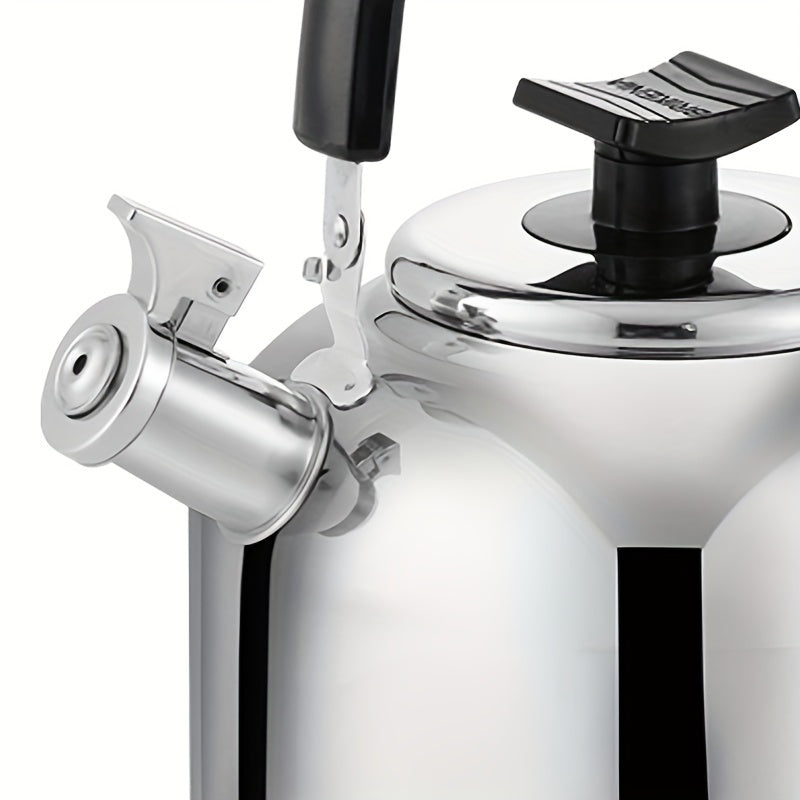 Stainless Steel Whistle Kettle 4L Capacity for Gas Electric and Ceramic Stoves