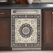 Fors tilida qoplangan idish-tovoq magnitli gull naqshli suv o'tkazmaydigan yog'ga chidamli 58.5x65cm dekorativ qopqoq