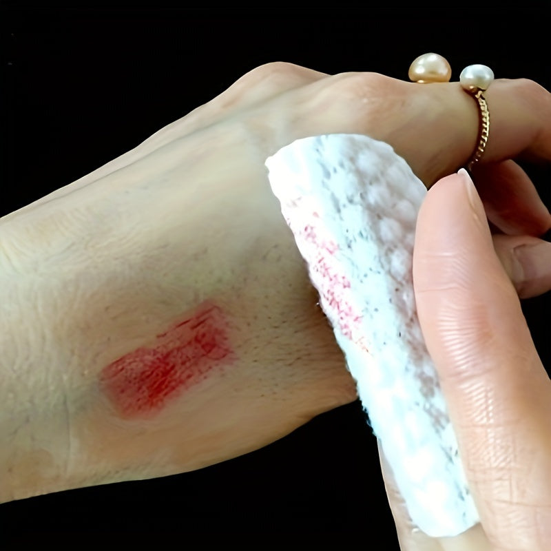 Discos grandes de tela para eliminar maquillaje, 80 g, 6 cm de diámetro, 500 piezas, patrón de perlas