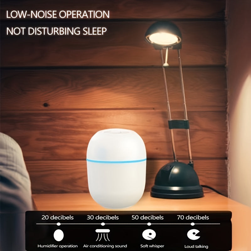 Egg-Shaped USB Ultrasonic Diffuser Aromatherapy Essential Oil Humidifier