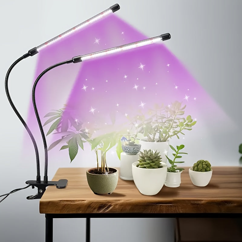 LED Grow Light with One or Four Heads Full Spectrum Indoor Plant Lighting for Greenhouse and Home