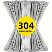 Rollo de bridas de acero inoxidable negro para todos los tamaños, duraderas, de alambre de metal 304