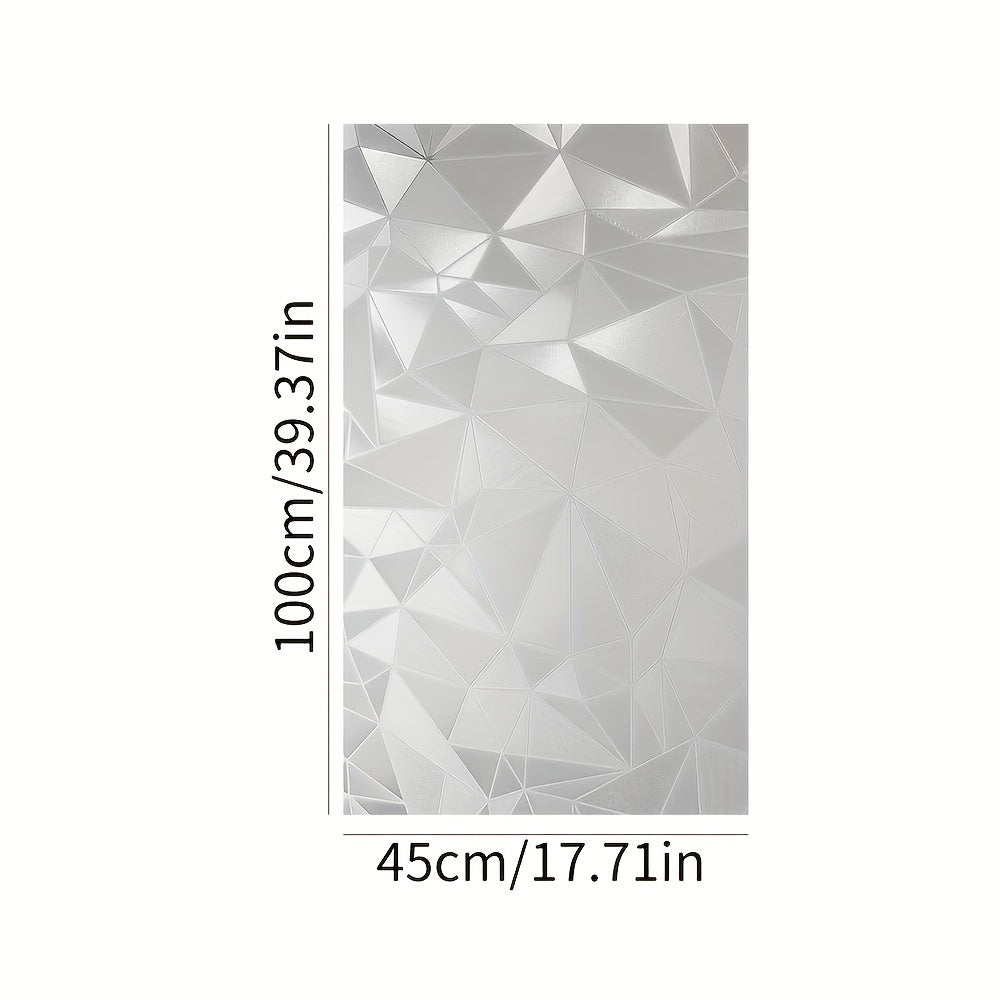 Adhesivo de película de vidrio para privacidad y decoración, esmerilado, 36x72 pulgadas