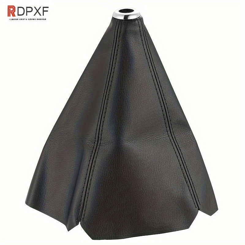 Universal PU Leather Gear Shift Gaiter for Manual Transmission with Dust Cover
