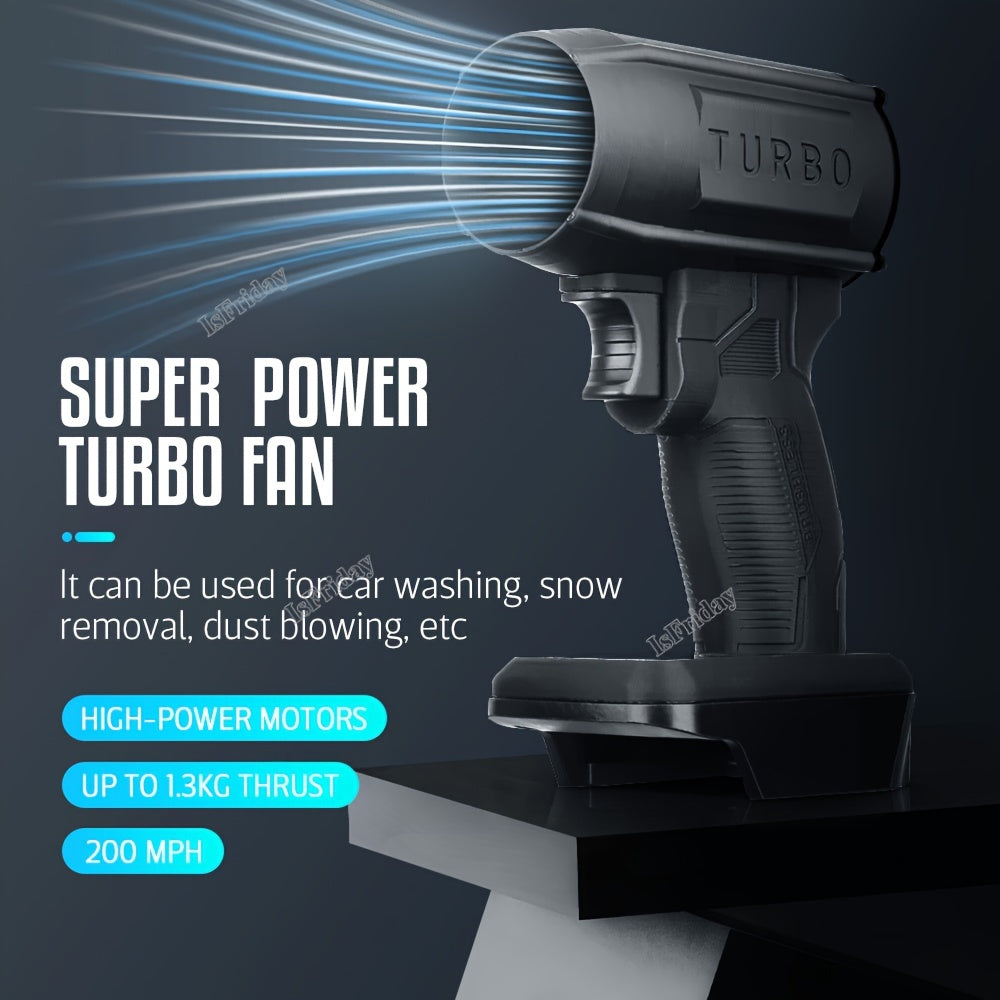Rechargeable 100W Handheld Turbo Jet Blower Fan with Touch Control