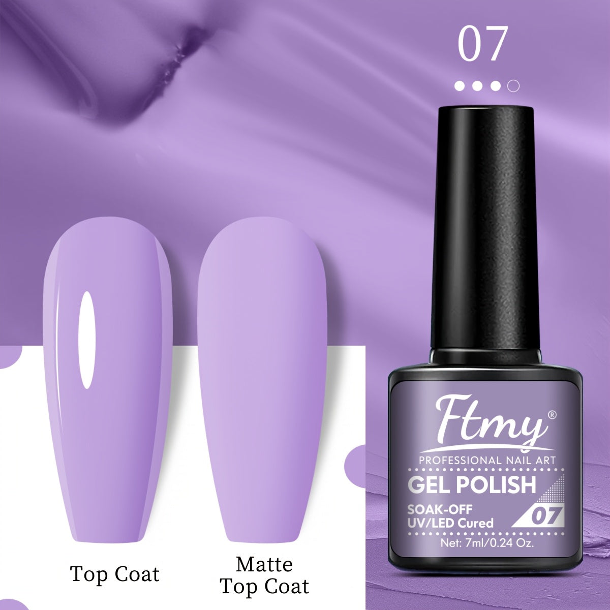 Women Gel Nail Polish Strong Bright Colors Long-Lasting