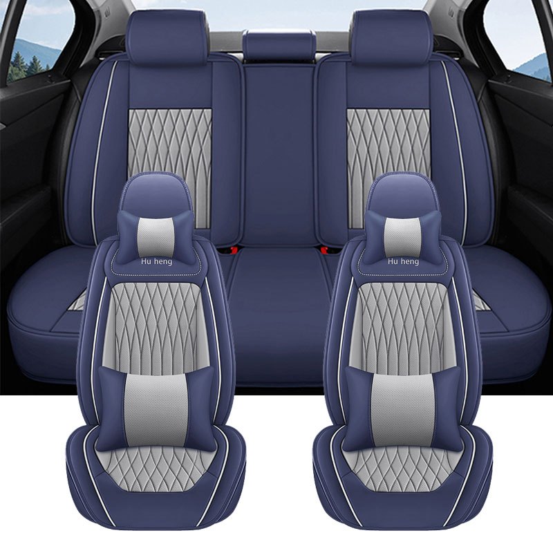 To‘liq qamrovli PU charmashli avtomobil o‘rindiqlari qoplamalari 5-o‘rinli barcha mavsumlar uchun nafas oladigan, dog‘ga chidamli