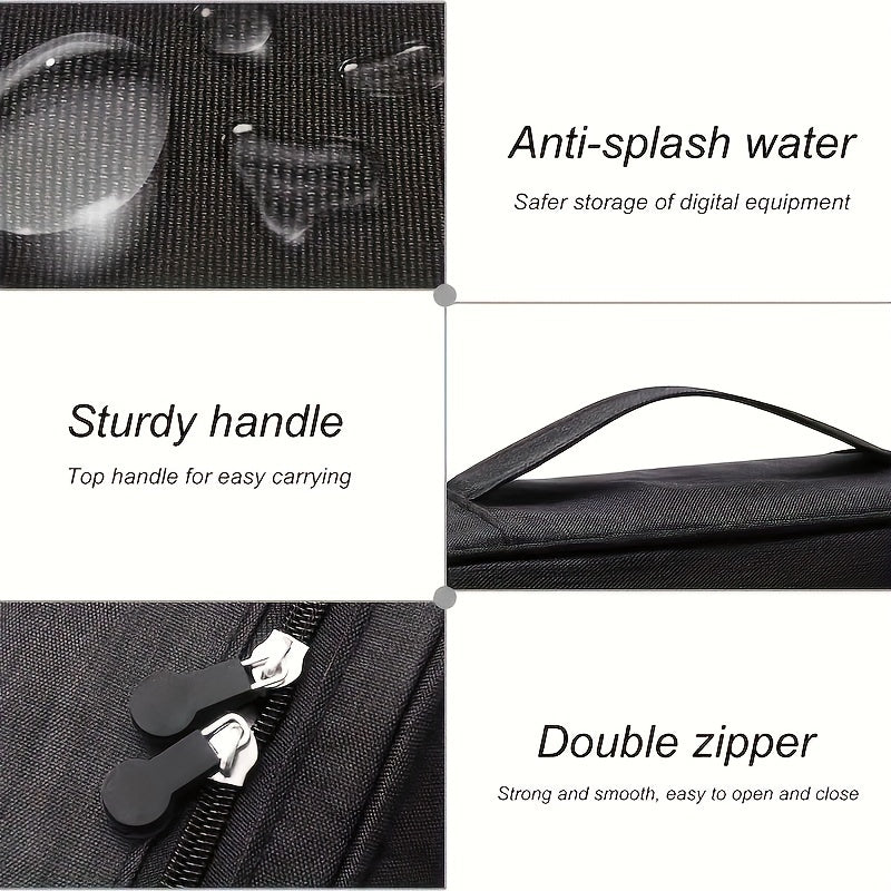 Organizador digital impermeable para gadgets con múltiples compartimentos