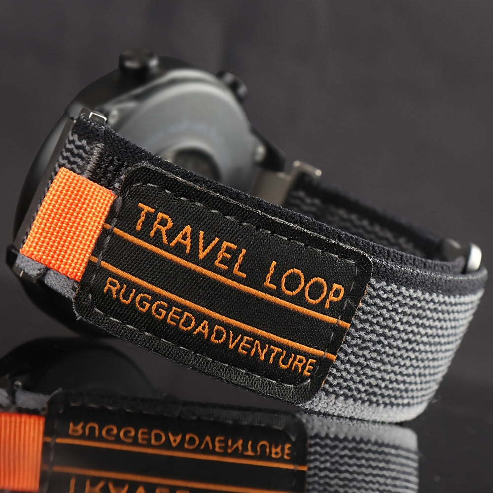 Nylon Watch Strap 20/22mm Compatible with Samsung Galaxy Watch Series Huawei Xiaomi Classic